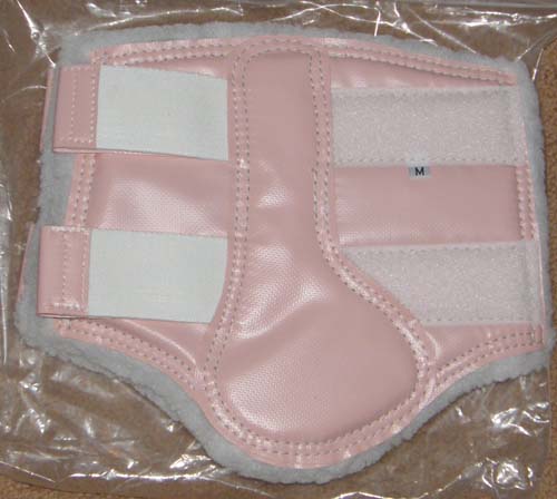 Pelham Ascot Washable Apollo Dressage Boots Pale Pink Fleece Lined Splint Boots Pastel Pink Sport Boots