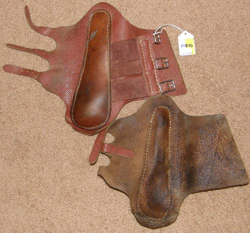 Leather Tendon Boots Buckle Closures Leather Splint Boots Leg Protection Horse Brown