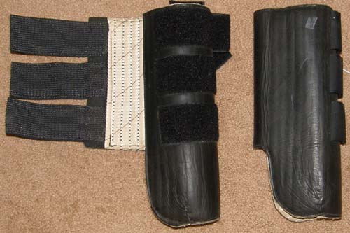 Letty's Design Front Tendon Boots Horse Front Boots Jump Boots Leg Protection Black