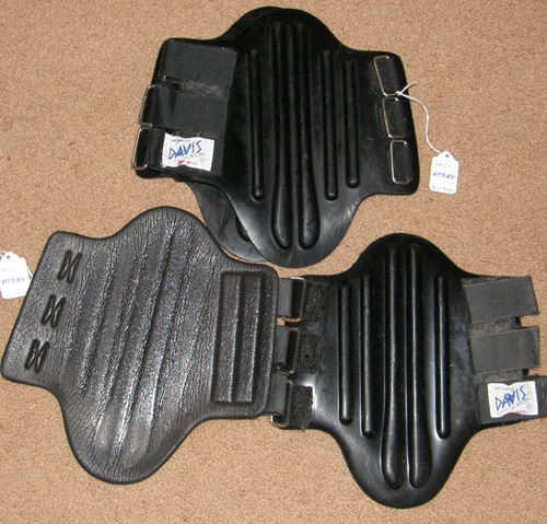 Davis Pro-Fit Black Splint Boots Tendon Boots L