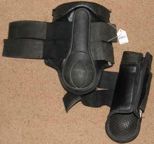 Roma Form Fit Front Boots Jumping Boots Molded Sport Boots Leg Protection M Horse Black