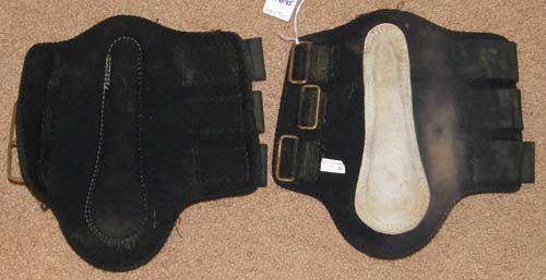 Neoprene Splint Boots Front Tendon Boots Leg Protection M Horse Black