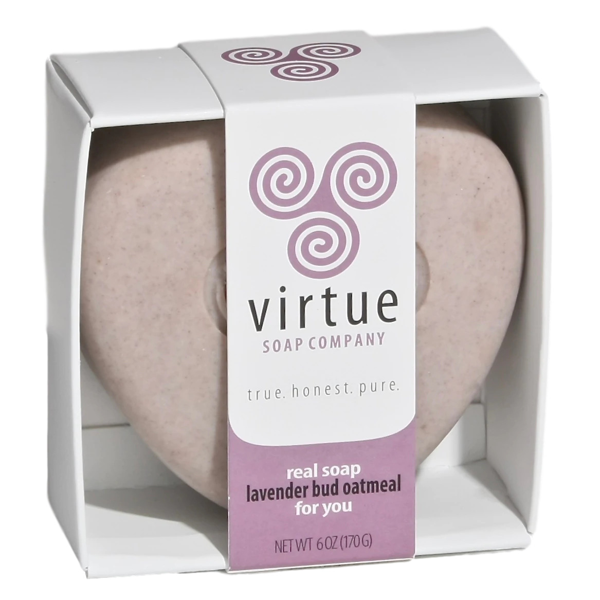 Virtue Soap Company Lavender Bud Oatmeal Bar Soap 6 oz