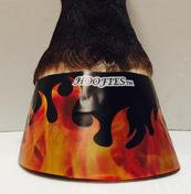 Horse Hoofies Hoof Skins Horse Hooves Coloring M Metallic Gold Flame