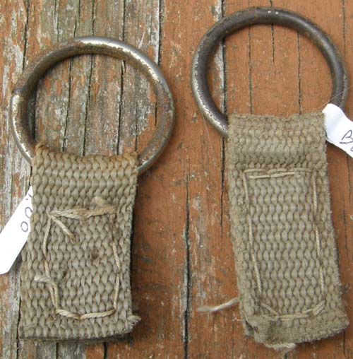 Replacement Horse Blanket Leg Strap Rings Sew On Horse Blanket Sheet Rear Leg Strap O Ring with Strap