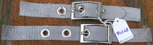 Replacement Front Buckle & Nylon Strap Front Closure Horse Blanket or Sheet Grey
