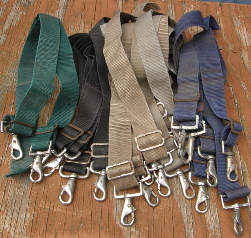 AJ Tack Replacement Legs Straps for Horse Blanket - Black - 4 Pairs