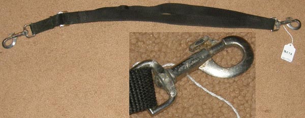 Replacement Nylon Leg Straps for Horse Blanket or Sheet Black