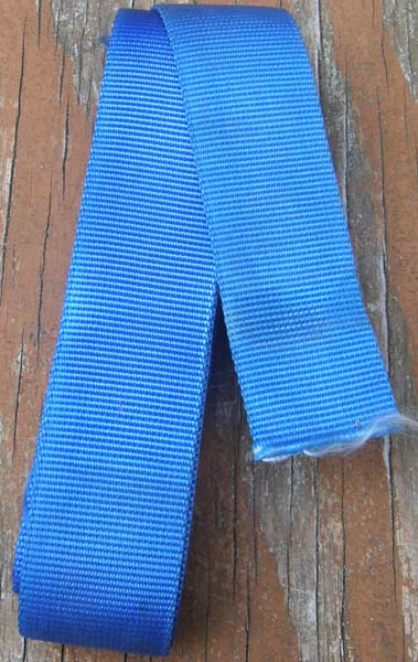 Nylon Webbing Nylon Straps Blue 1 3/4" Wide Replacement Piece