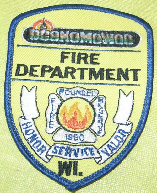 Vintage Oconomowoc WI Fire Dept Patch Sew On Shoulder Patch