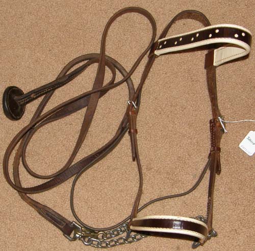 Vintage? Lt Breed Patent Leather Show Halter & Lead Set Arabian Morgan Cob Horse