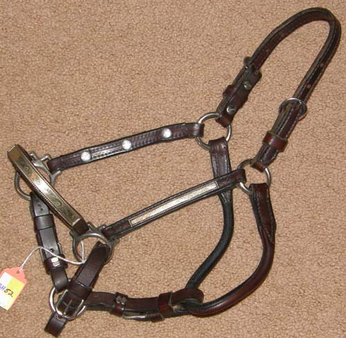 Vintage Billy Royal? Western Stock Show Halter Dark Oil Weanling/Pony/Class B Mini Halter Miniature Horse Show Halter