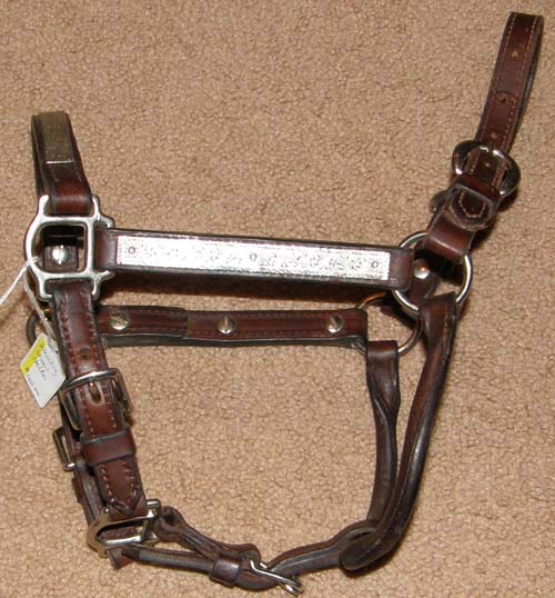 Western Stock Show Halter Silver Show Halter Pony/Weanling/Class B Mini Horse Miniature Horse Show Halter