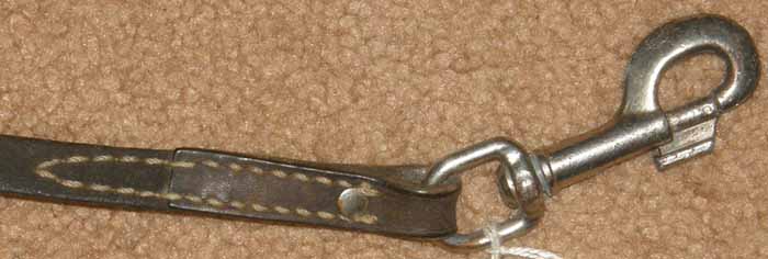 1/2” x 6’ Brown Leather Show Lead Arabian Show Lead Miniature Horse Show Lead Dog Leash