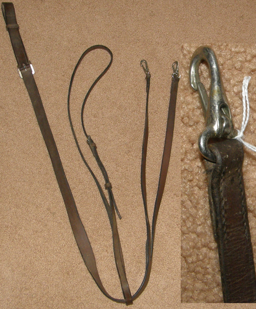 Leather German Martingale Yoke Only Headsetter Head Setting Aide