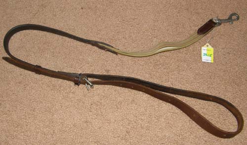 Lancers Elastic Insert Side Reins Leather Training Reins Replacement Single Side Rein