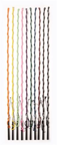 6' Lunge Whip Yellow Neon Green Pink Purple