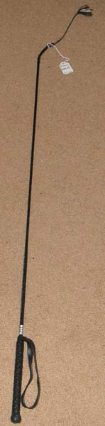 Berkleigh 39” Dressage Whip Training Whip with Wrist Loop Black