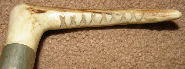 Vintage Zair Antler Handle Hunting Whip Silver Collar Ladies? Gents? Riding Crop Braided Leather Popper