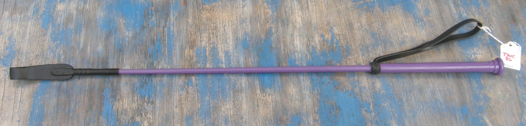 25" Riding Crop with Wrist Loop Training Whip Purple