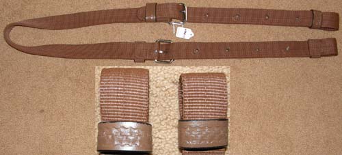 Nylon Western Rear Cinch with Billet Straps Back Girth with Billets Flank Strap Back Cinch 36" Brown