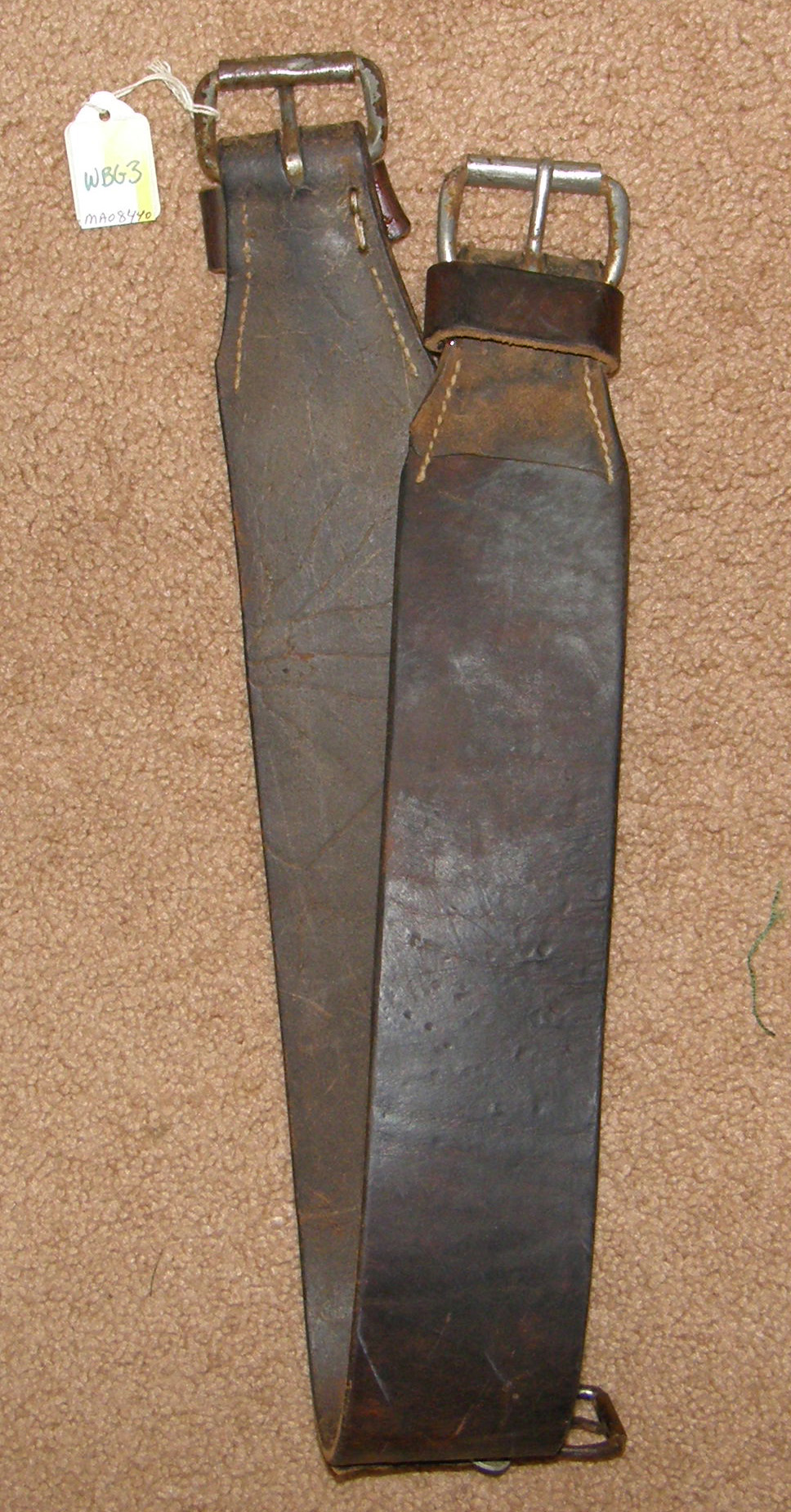 Western Rear Cinch Back Girth Back Cinch Leather Flank Cinch 36" Brown