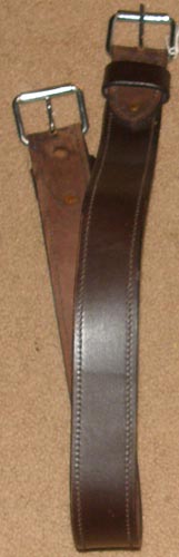 Single Ply Flank Strap Western Rear Cinch Back Girth Back Cinch 37" Dark Oil