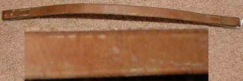 Flat Browband Lt Oil Western Browband