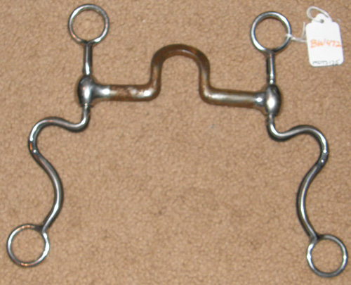 5” Spoon Bit Sweet Iron California Pleasure Bit Seven Shanks Correction Mouth High Port Curb Bit Black Steel Cavalry Shanks Western Show Curb Bit