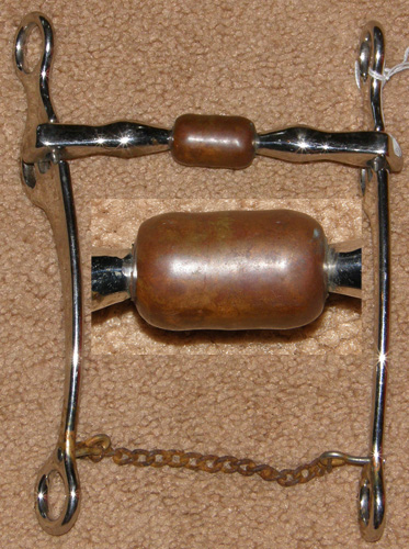 5 1/4”Billy Allen Reining Bit Copper Roller Curb Bit Western Curb Bit
