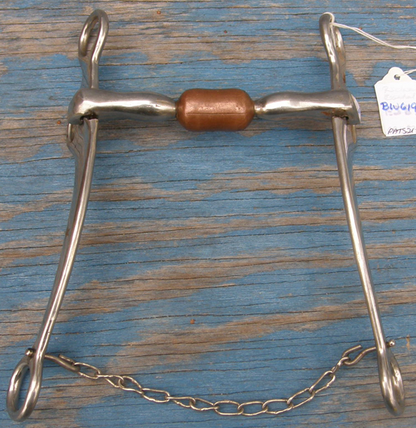 5” Billy Allen Reining Bit Copper Roller Curb Bit Western Curb Bit