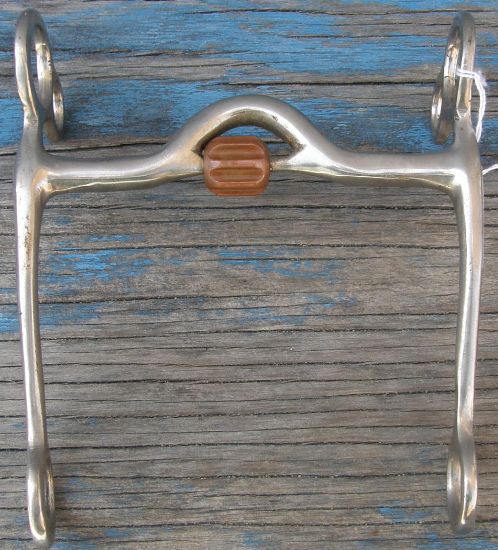 5” Medium Port Copper Roller Curb Bit Western Curb Bit