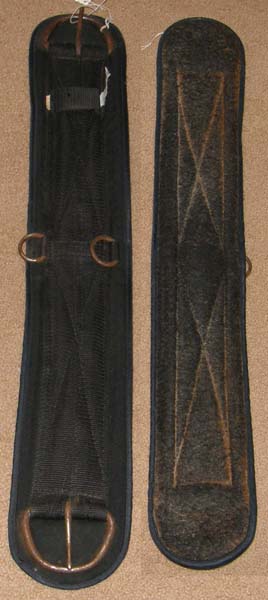 Tory Felt Lined Western Cinch Synthetic Western Girth 29” Black
