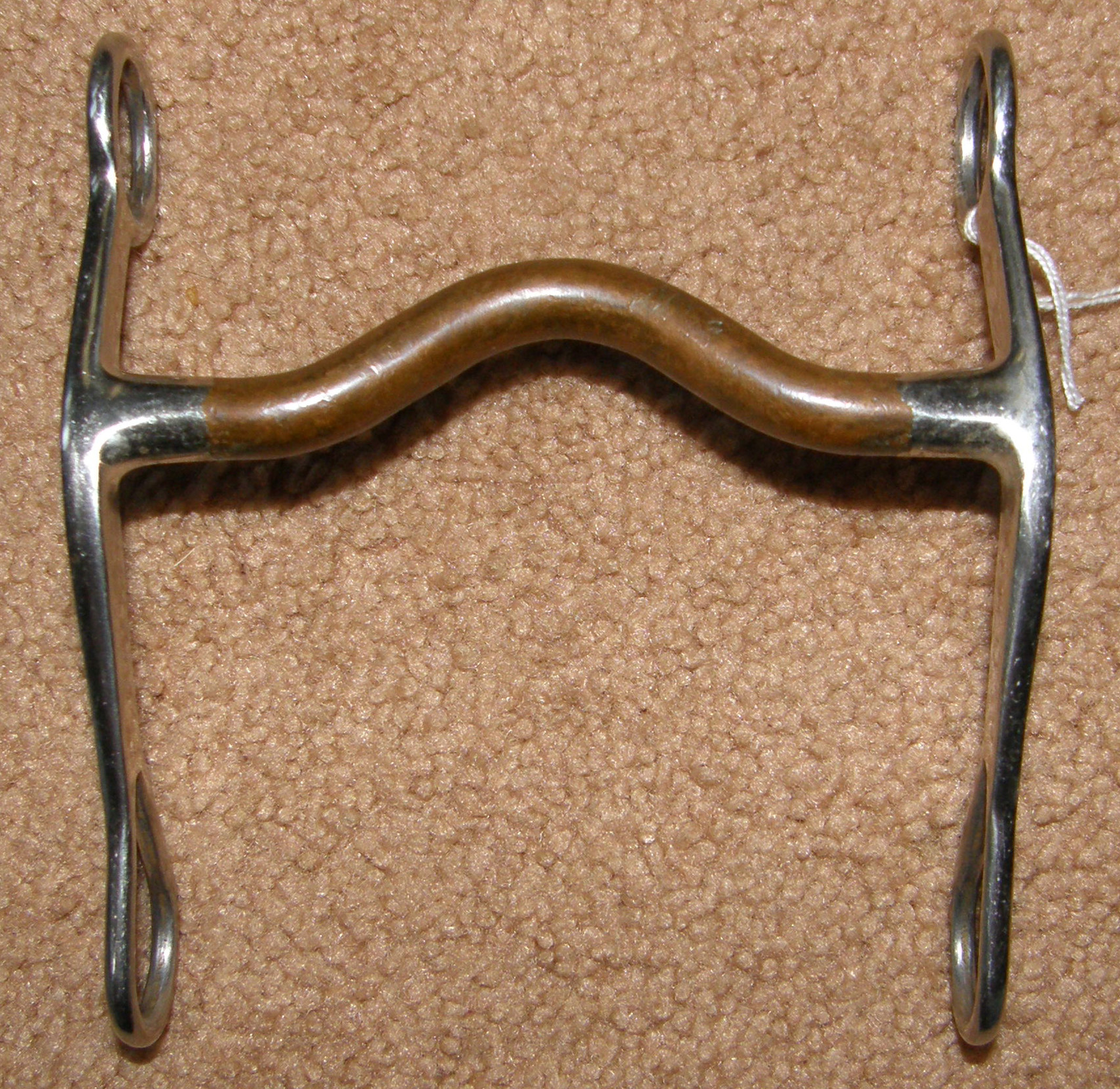 Details about   NEW Western Horse Copper Mouth Curb Bit Grazing 5" Tack 