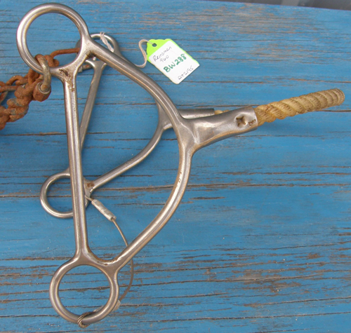 Reinsman Beetle Hackamore Rope Nose Western Hackamore Bit