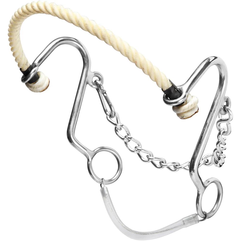 Reinsman Diamond R Little S Rope Nose Hackamore Barrel Racer Horse Hackamore Bit