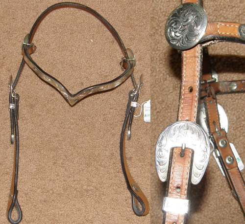 Circle Y Western Show Headstall Lt Oil Western Headstall Silver V Browband Western Show Bridle with Alpaca Mexico Silver Buckles Horse
