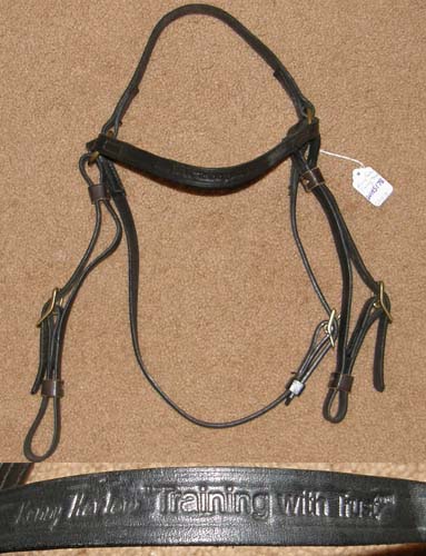 Kenny Harlow Training With Trust Headstall Australian Style Headstall English Headstall Browband Western Headstall Mule Headstall Black Cob/Horse