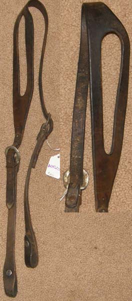 Harness Leather One Ear Western Headstall Shaped Ear Western Bridle Brown Horse