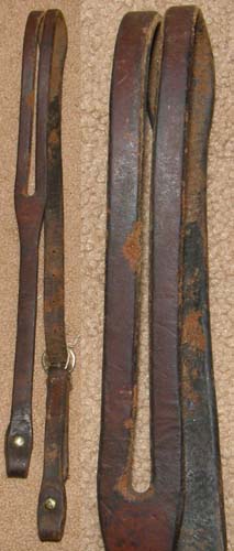 Harness Leather Shaped One Ear Western Headstall Dark Brown Slit Ear Western Bridle Cob/Horse