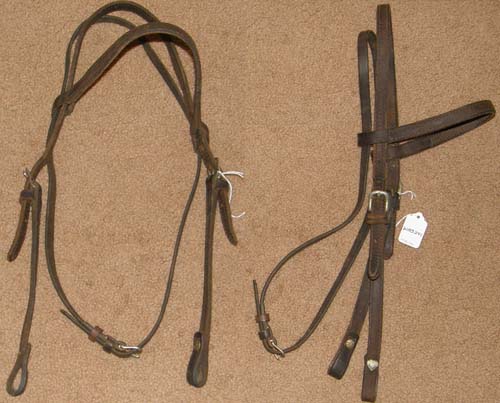 Western Headstall Browband Western Headstall Brown Silver Heart Conchos Western Bridle Horse