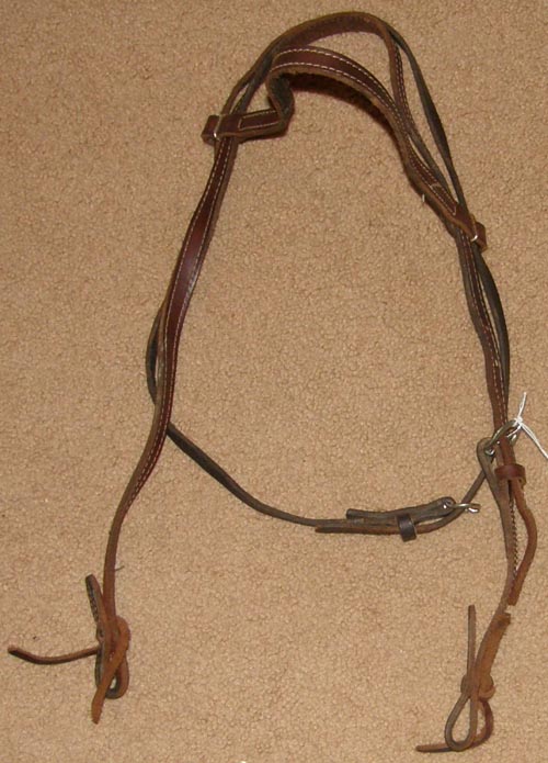 Leather Western Headstall Browband Western Headstall Western Bridle Dark Brown Horse/L Horse