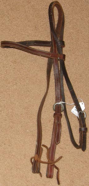 Leather Western Headstall Browband Western Headstall Western Bridle Dark Brown Horse/L Horse