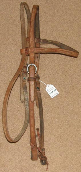 Pernokas Harness Leather Western Headstall Browband Western Bridle Chestnut Lt Oil Horse