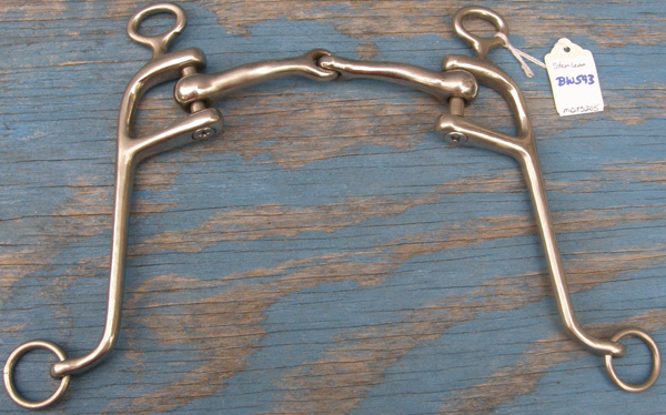thumbnail image 2 of Challenger Western Comfort Bit – Jointed Low-Port, Swivel Mouth, Long Shank Futurity Bit (35636) 2 of 6