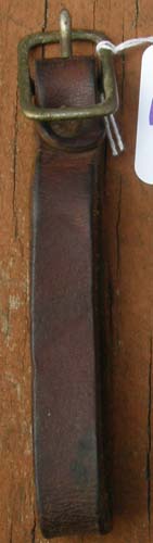 Leather Strap Leather Loop with Buckle Western Back Cinch Western Girth Connector Strap Brown