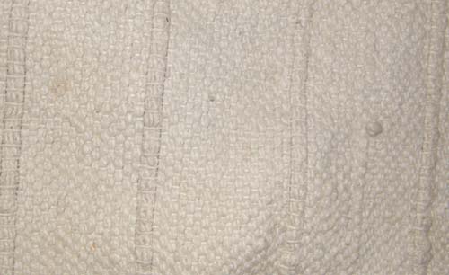 Solid Color Woven Western Blanket Western Saddle Blanket Off White Throw Rug