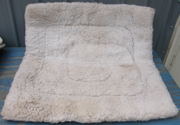 Navajo Blanket Top Fleece Lined Western Saddle Pad Square Pad Black/Tan/Salmon 28 1/2x28