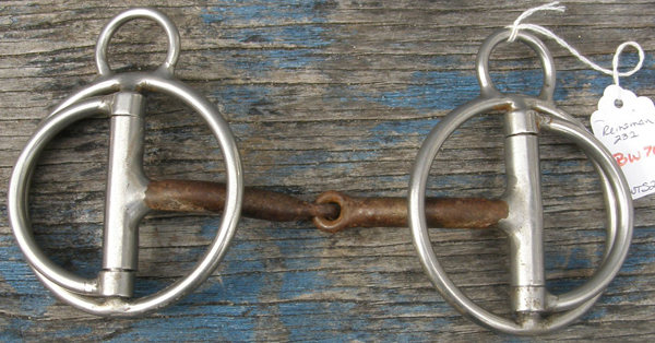 Reinsman Rockin' S Snaffle Bit Stage A Sweet Iron Training Snaffle