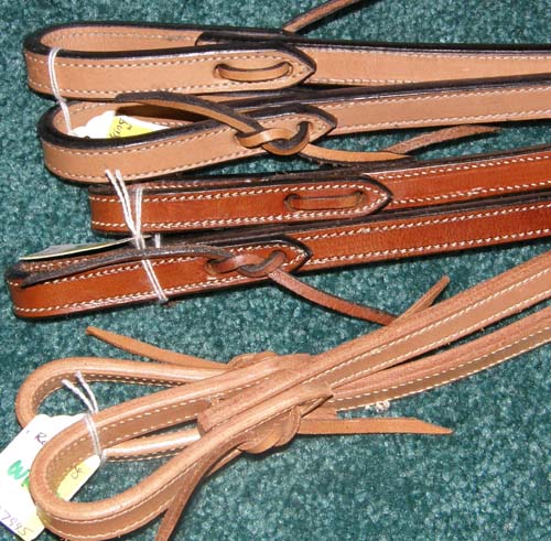Details about   76" x 3/4" Leather Western Split Bridle Reins 